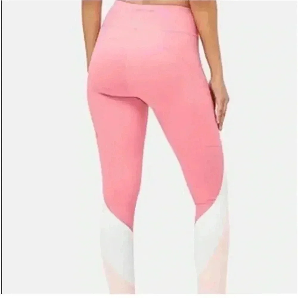 Outdoor Voices Zoom 7/8 Leggings in Cosmos/Pink Punch/White Sz Small